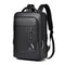 Executive Backpack Men PU Leather USB Charging Satchel Briefcase Office Travel Laptop Office Business Shoulder Back Pack Male