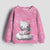 Christmas Kids Sportswear Baby Girls Hello Kitty Clothes Long Sleeve Cartoon Sweatshirt Tops Kuromi Girls Dance Team Hoodie