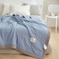 Inside Outside 100% Cotton Summer Quilt Pure Cotton Air Conditioning Duvet Soft Skin-friendly Breathable Thin Blanket Comforter