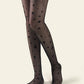 1 Pair Thin Silk Stockings Polka Dot Star Jacquard Pantyhose Sexy Anti-hook Silk Female Socks