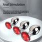 5Size/set Metal Anal plug butt plug Sex Toys Butt Toys For Women/Men/Couples Adult Game Masturbator Anal Diamond Sex Shop