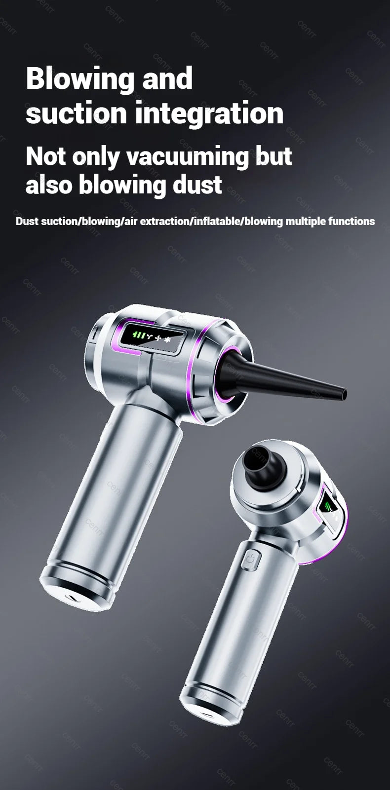 Mini Car Vacuum Cleaner 998000PA Cordless Powerful for Home Handheld Blower Car Cleaner Portable Car Vacuum Cleaner