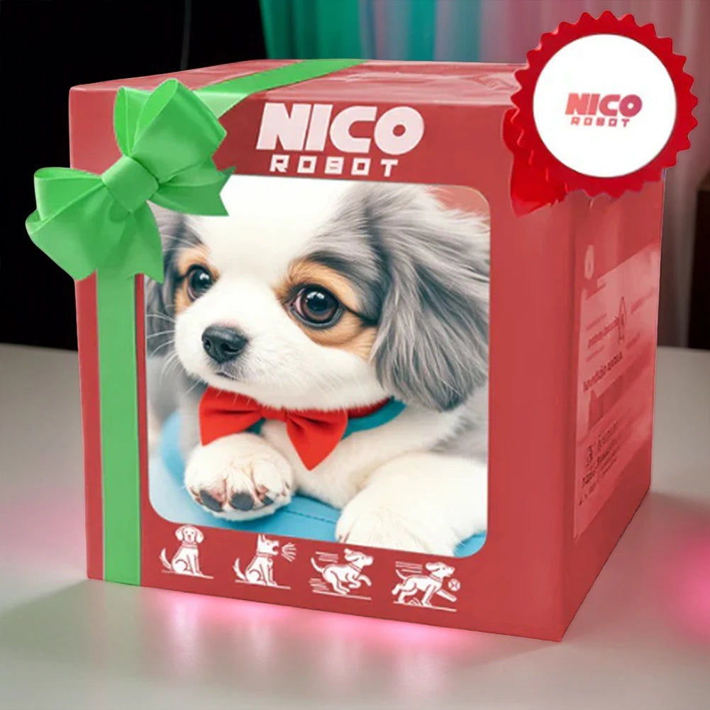 2026 New Cute Plush Robot Puppy Interactive Walking Simulated Puppy Barking Tail Wagging Puppy Plush Toy Chilren without Battery