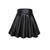 High Waist Faux Leather Textured Half Skirt For Women Versatile And Basic A-Line Skirt Umbrella Skirt Sexy And Slim Mini Skirt
