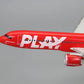 1:200 Scale Airplane Model Toys A321NEO Flyplay Iceland Play Air ABS Plastic Aircraft Plane Model Toy Assembly Souvenir Toys