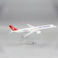 1/200 Scale A350 A350-900 Turkish Airline Aircraft Plastic ABS Assembly Plane Model Airplanes Model Toy For Collection