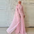 Elegant Pink Evening Dresses Woman's Mermaid Prom Gowns Flowers Shawl Long Sleeve Party Fashion Customized Vestidos De Novia