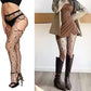 3 Pcs Pantyhose Fishnet Sexy Thigh-High Stockings Suspender Stockings for Women Garter Belt Stockings Hollow Out Pattern Tights