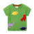Jumping Meters 2-7T New Arrival Striped Cars Baby Girls Tees Cotton Summer Toddler Clothes Kids Tops Children's Tshirts