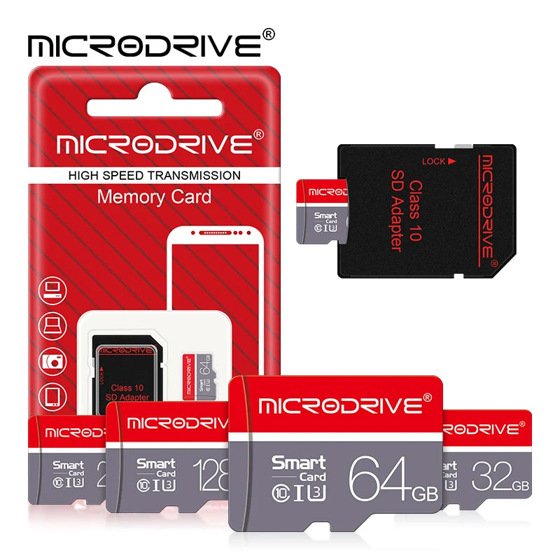 Memory Cards 8GB 16GB High Speed Micro TF SD Card 32GB 64GB Class 10 cartao de memoria 128gb 256gb Mini TF Card for smartphone