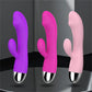 Dual-Headed Multi-Speed G-Spot Vibrator for Women, Body-Safe Silicone Clitoral and Vaginal Stimulator with Ergonomic Design
