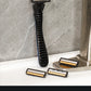Shaver Brand New Design Men Razor Shaving Three Layer Shaver Reusable Razor Imported Blade Multi Tool Head Replace