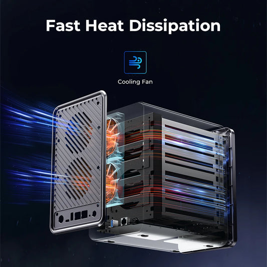 ORICO USB 3.2 MetaCube Household Storage SATA NAS 2/5 Bay HDD/SSD Enclosure 40TB/100TB House Personal Cloud Serve Smart Backup