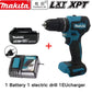 100%Original Makita DDF487 Cordless Driver Drill Brushless Electric Impact Screwdriver Rechargeable Power Tool 18V With battery