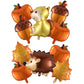 6Pcs Autumn Forest Animals Kids Birthday Party Decoration Squirrel Pine Cone Foil Balloon With 0-9 Number Ball Thanksgiving Gift