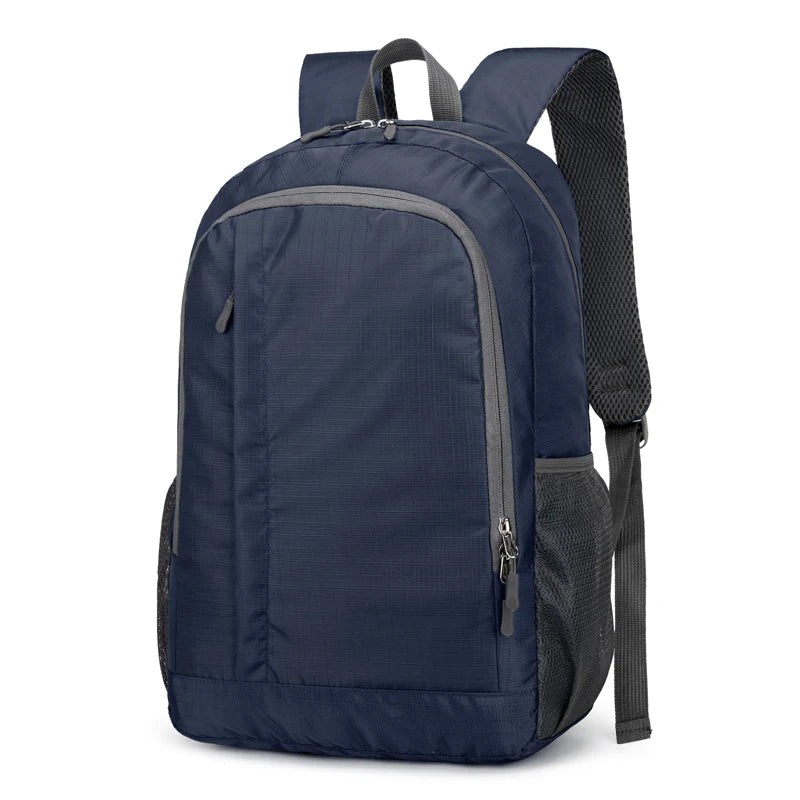 Lightweight storage backpack, outdoor sports backpack, foldable backpack, men's and women's leisure travel backpack