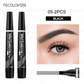 6 Colors 1pc Eyebrow Pen Waterproof 4 Split Tip Eyebrows Pen Eyebrow Tattoo Pen Waterproof Liquid Black Eyebrow Makeup Pencil
