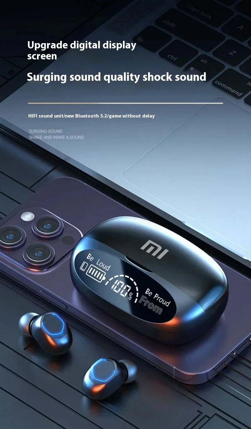 Xiaomi M22 Wireless Bluetooth Original TWS Earphones Noise Reduction Waterproof Stereo Display Sports Earphones with Microphone