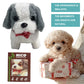 2026 New Cute Plush Robot Puppy Interactive Walking Simulated Puppy Barking Tail Wagging Puppy Plush Toy Chilren without Battery