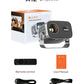 VEVSHAO A12 Projector Mini Portable  LED Video Android 13.0 WIFI 6 Mirror SmartPhone for 1080P 4K Video Home Cinema Projector