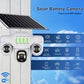 Three Lens Three Screens WIFI Solar Camera 15MP 10X Zoom CCTV Outdoor Automatic Tracking Humanoid Detection PTZ IP66 Cam V380