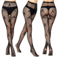 Sexy Mesh Stockings Print Patterns Flower Heart Skull Nylon Push Up  Slim Women Fishnet Tights Y2k Party Club Gothic Pantyhose