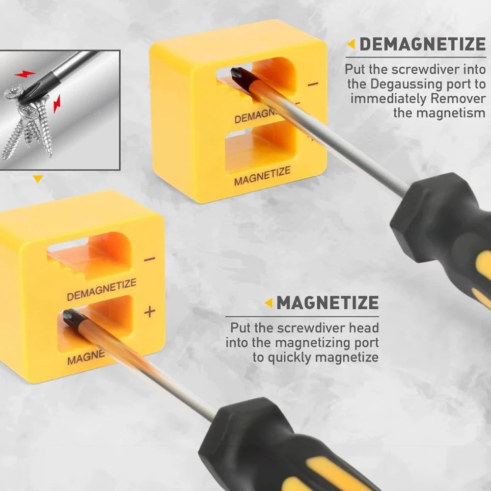 43PCS Magnetic Manual Screwdriver Set Repair Hand Tool With Cross-shaped Slotted Plum Screwdriver Bits