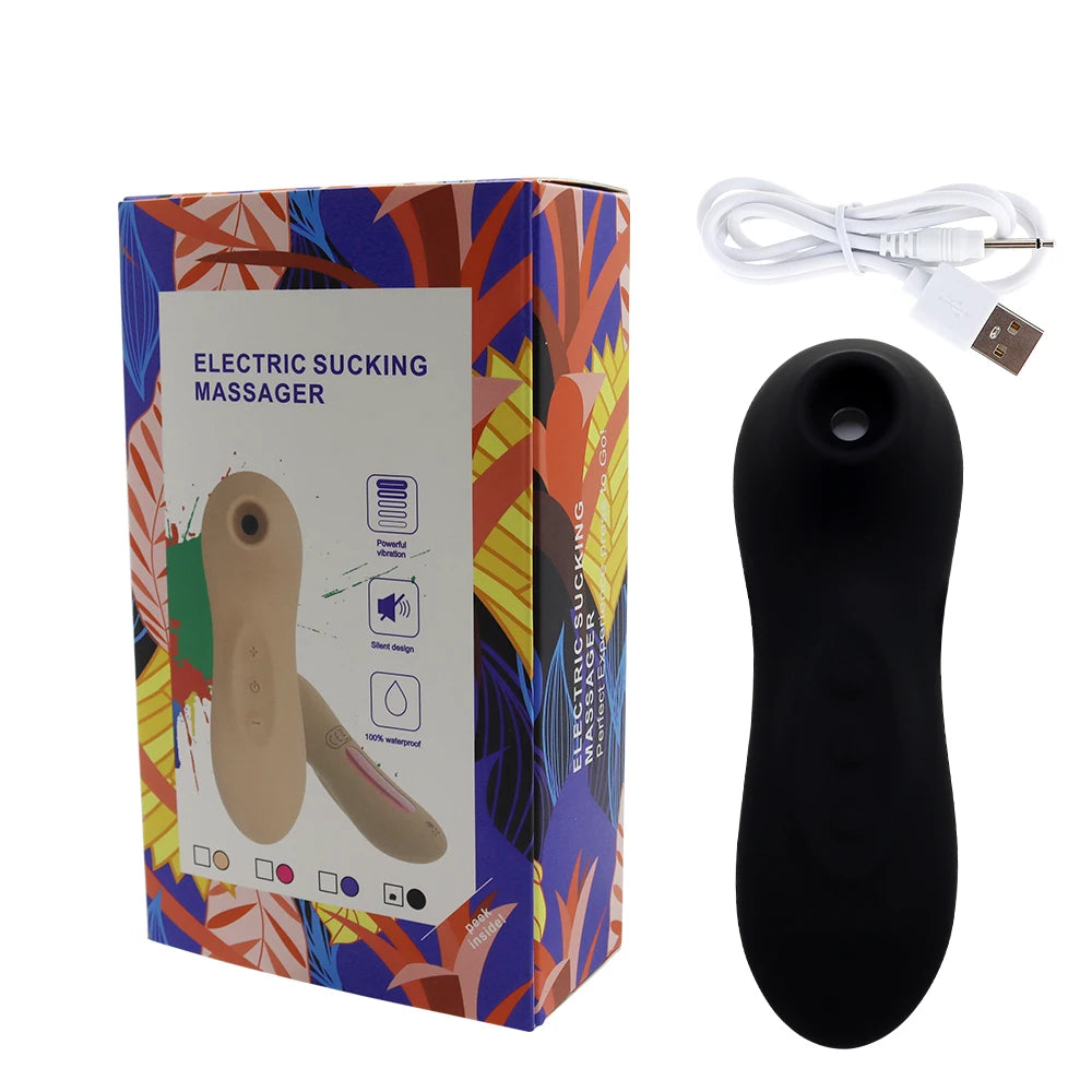 Powerful Suction Cup Clitoral Sucking Vibrator for Women Female Clitoral Nipple Oral Vacuum Stimulator Massager Adult Products