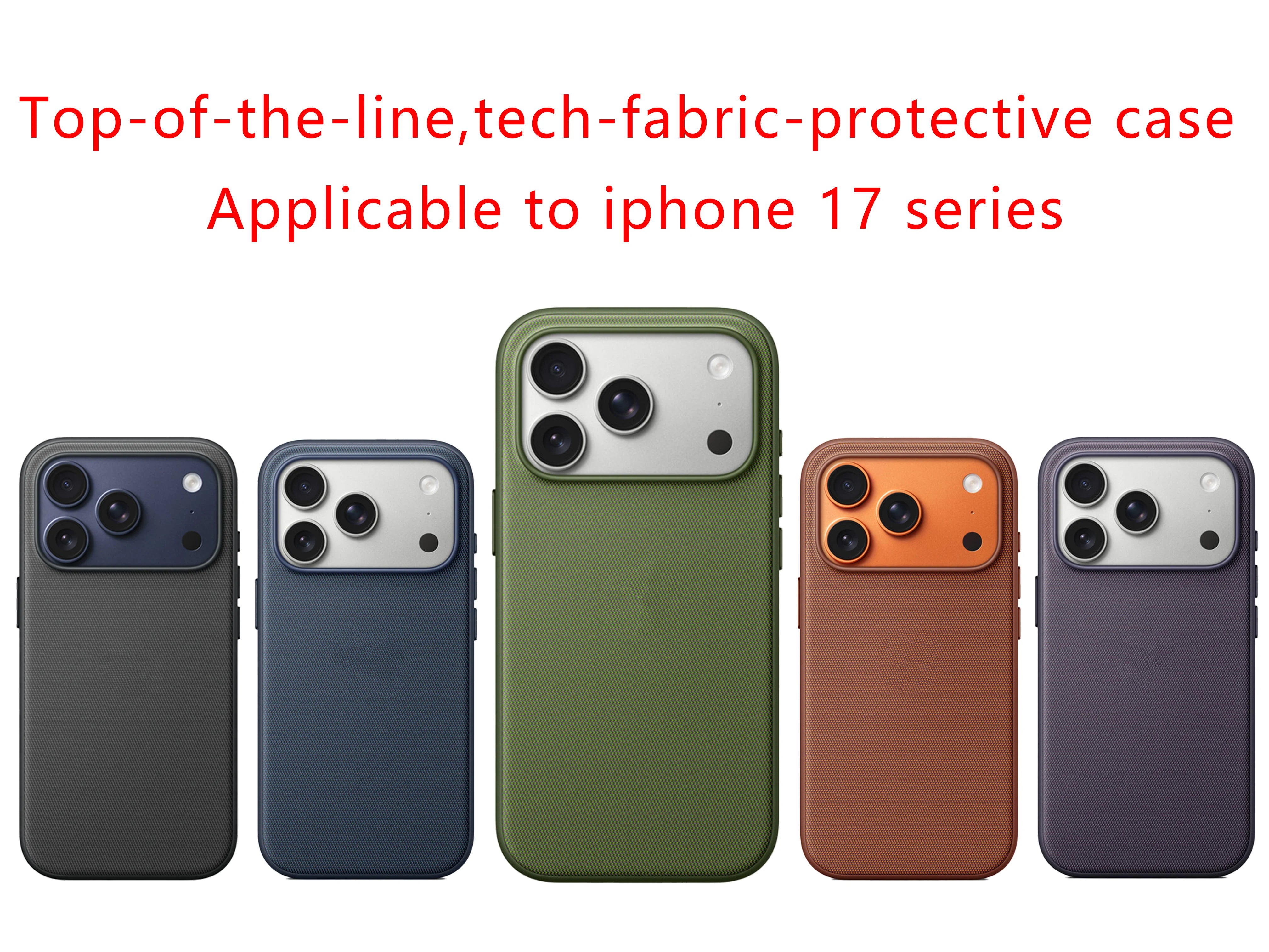 Tailored specifically for iPhone 17: featuring a finely woven case with soft weave texture and drop resistant design