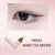Rotating Eyeliner Stamp Pen Quick-drying Waterproof Eyeliner Liquid Long-lasting Black Brown Eyeliner Small Portable Eye Liner