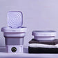 8L Portable Folding Washing Machine Compact Travel Clothes Socks Underwear Cleaner Washer for Home Camping Camping Trips