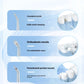 Electric Water Flosser 68000 Pulses-3 Modes, 4 Nozzles,200ML Tank, IPX7 Waterproof, Portable Oral Irrigator for Braces &Gum Care