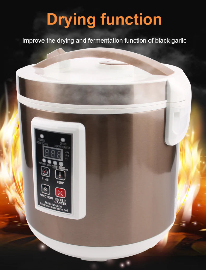 7.5L Black Garlic Fermenter Electric Garlics Smart Fermentation Machine Automatic Zymolysis Enzyme Wine Pot Natto Yogurt Maker