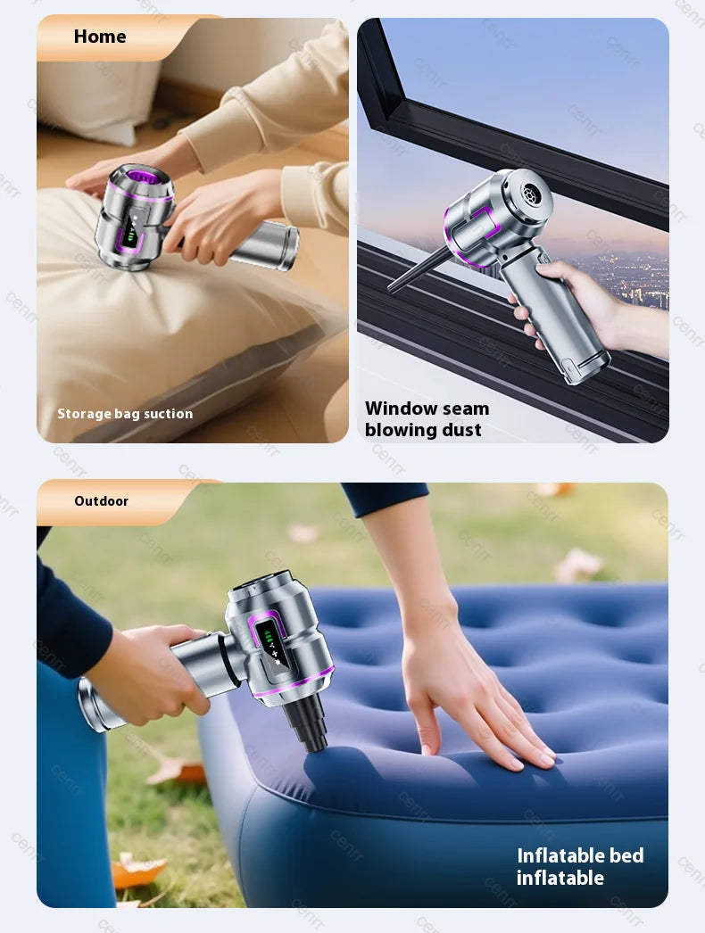 Mini Car Vacuum Cleaner 998000PA Cordless Powerful for Home Handheld Blower Car Cleaner Portable Car Vacuum Cleaner