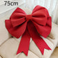 New 30/50/75cm Christmas Giant Bow Large Handmade Bow Knot Kit Party Background Multi-scene Christmas DIY Decor Festivity Decor