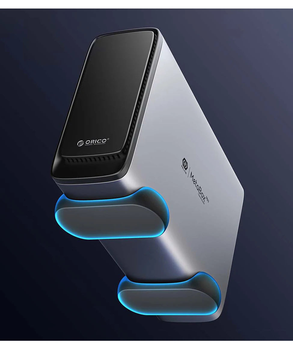 ORICO Personal Cloud NAS Storage SDVN 3.5"Data Securit Network Attached Storage with Automatic Cooling Fan Remote Access MetaBox