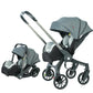2025 New Baby Stroller 4in1 Multifunctional Newborn Baby Stroller 3in1 Foldable Basket Type Seat Lightweight Travel Pram