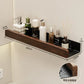 Walnut bathroom toilet shelf no punch toilet sink restroom wall storage towel racks