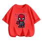 Superhero Iron Man Tshirt Kids 3 -14 Years Old Boys Clothes Top Tees The Avengers Baby Clothes Girls  T-shirts Teen Clothes