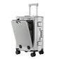 KO-KU New Front Opening Travel Suitcases 20/24/26/28 inch carrier Aluminum Frame Large Capacity Luggage USB Charging TSA Lock