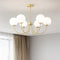 Modern luxury chandeliers E27 Bulb glass ball chandelier minimalism suspension design Living Room kitchen island pendant light