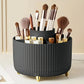 1pc 360 Rotating Cosmetic Case - Tier ABS Plastic Organizer for Brushes/Lipsticks | Vanity/Bathroom Storage, Quick-Clean Surface