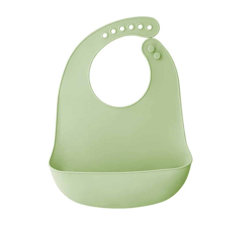 Silicone Waterproof Bibs Burping Cloth Feeding Things Apron Items Bib Product Stuff for Newborn Baby Eating Babies Everything