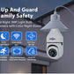 Hiseeu 3MP Wifi PTZ IP Camera E27 Light Bulb Camera Night Vision Auto Tracking Two-way audio Wireless CCTV Surveillance Security