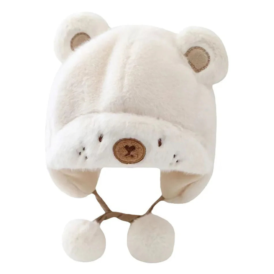 Comfy Plush Infant Hats with Ear Flaps Warm Winter Caps for Babies Designed Suitable Cold Weather Warmth Maximum Cozy and Style