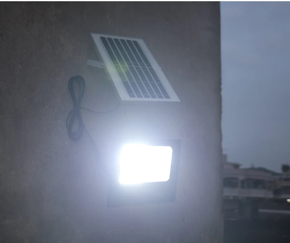 LED Solar Light For Outdoor Garden Floodlight Luminous Waterproof Stairs Wall Solar Light Dimming Light/time/remote Control