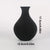 3D Printed Art Vase with Retro Textured Design - High-Quality Plastic, Durable and Resistant