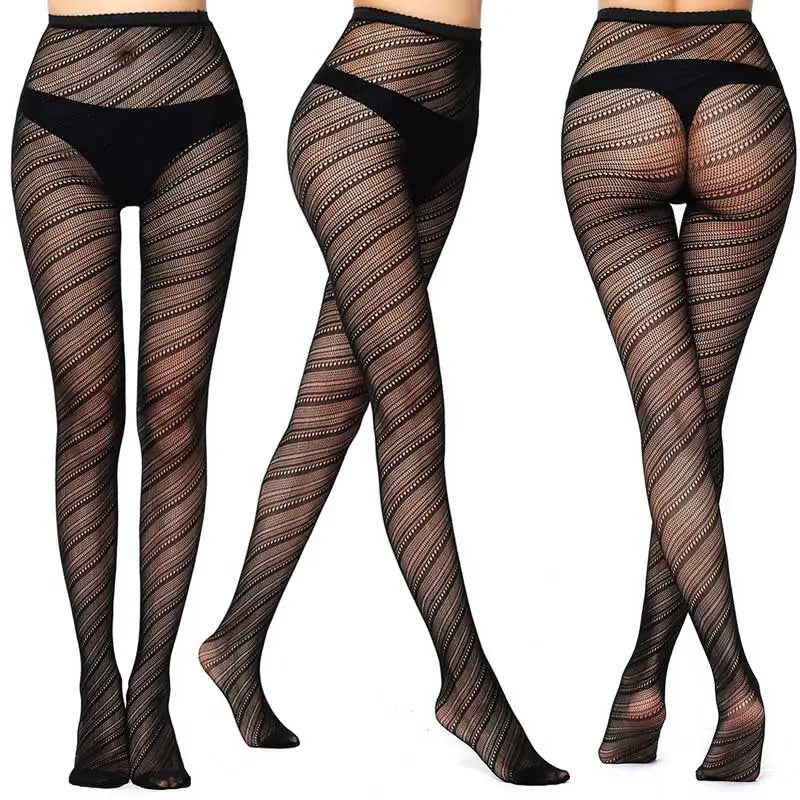 Sexy Mesh Stockings Print Patterns Flower Heart Skull Nylon Push Up  Slim Women Fishnet Tights Y2k Party Club Gothic Pantyhose