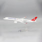 1/200 Scale A350 A350-900 Turkish Airline Aircraft Plastic ABS Assembly Plane Model Airplanes Model Toy For Collection