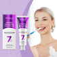 7 Day Teeth Bleaching Toothpaste Fresh Bad Breath Remove Yellow Stain Oral Hygiene Cleaning Dental Care Tool Purple Tooth Powder